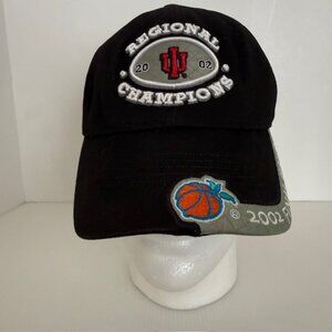 Vintage New Era 2002 Regional Champions NCAA Basketball Final Four Hat Indiana